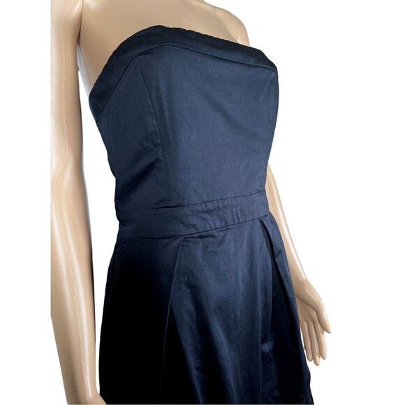 French Connection Women's Black Wizard Strapless Tulip Mini Tube‎ Dress Size 8 - Picture 5 of 9